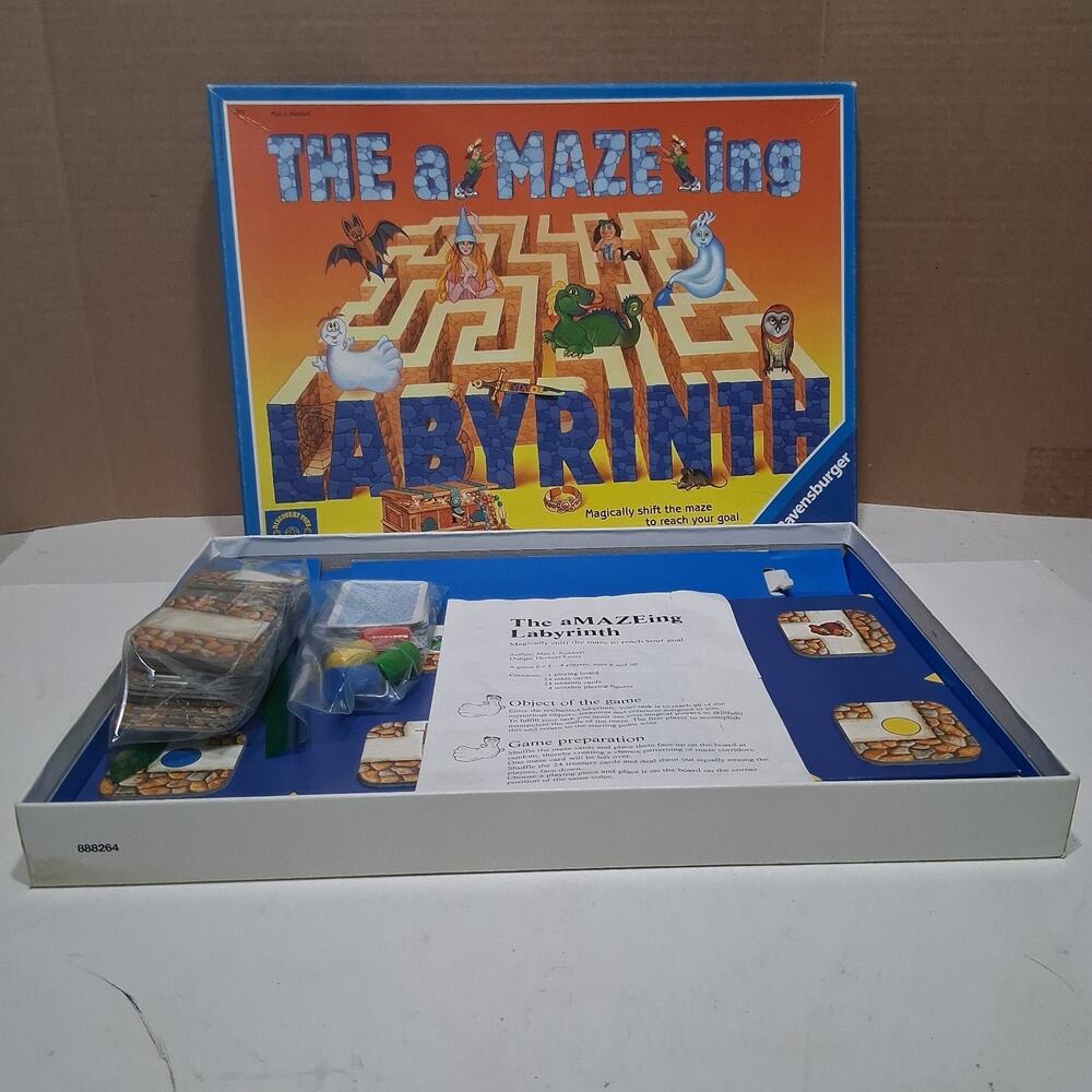 Ravensburger Labyrinth Board Game aMAZEing Labyrinth Complete 2-4 Players